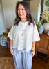 Seaside Knit Cardigan Tee
