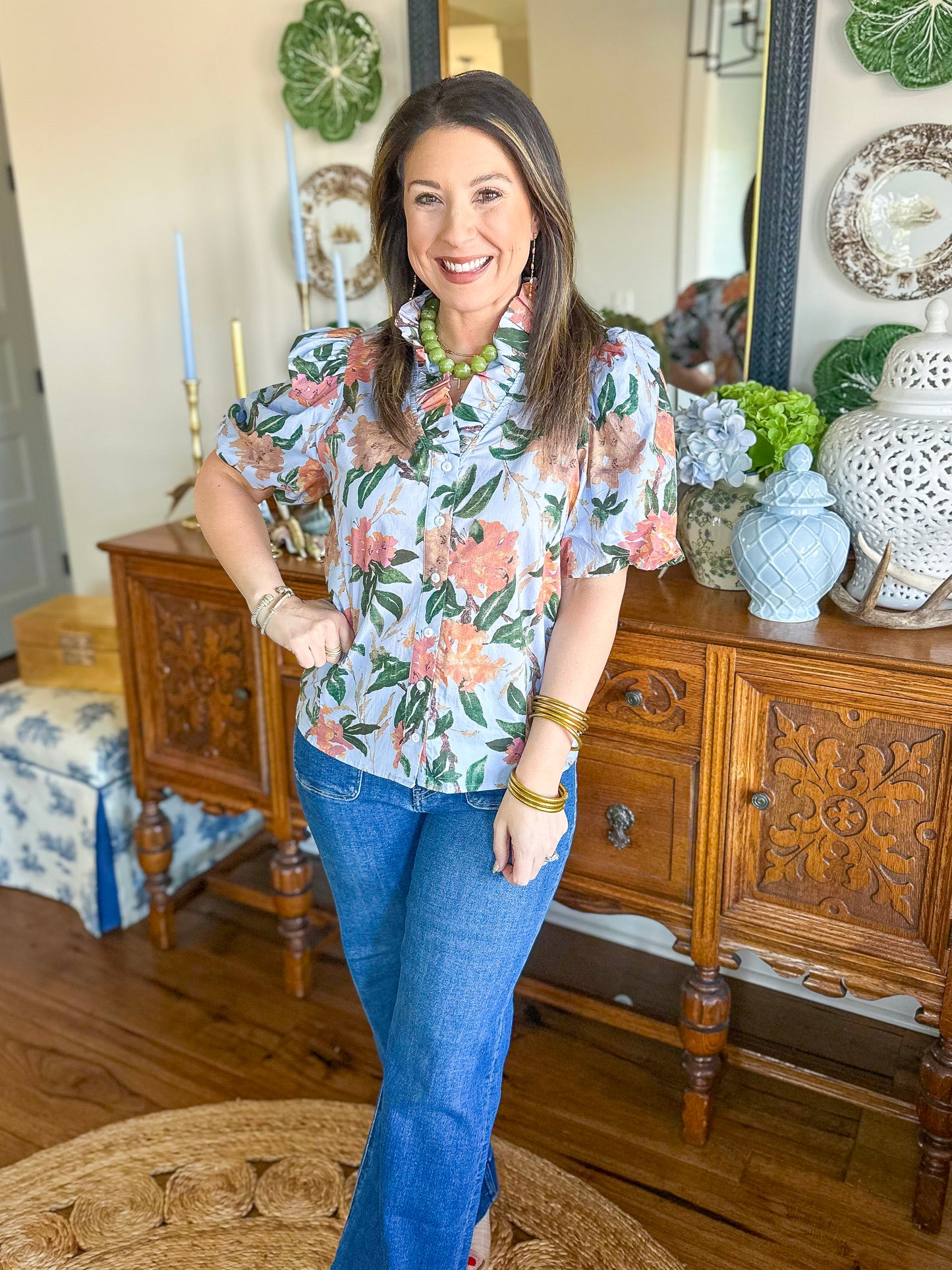 The Vera Floral Top