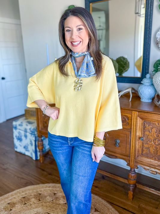 The Marlowe Knit Sweater in Butter