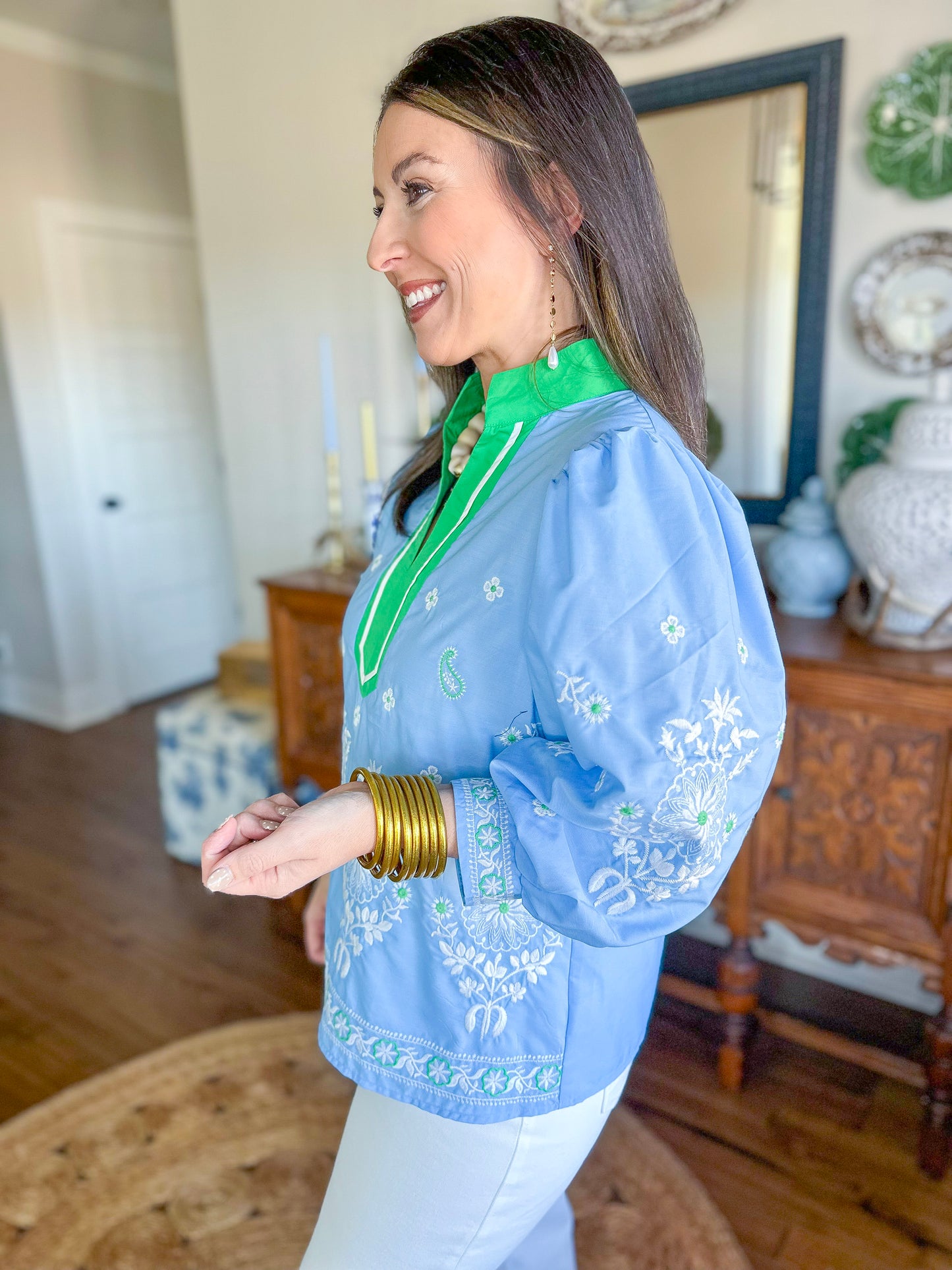 The Freshly Picked Embroidered Top