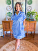 Blue Tide Shift Dress