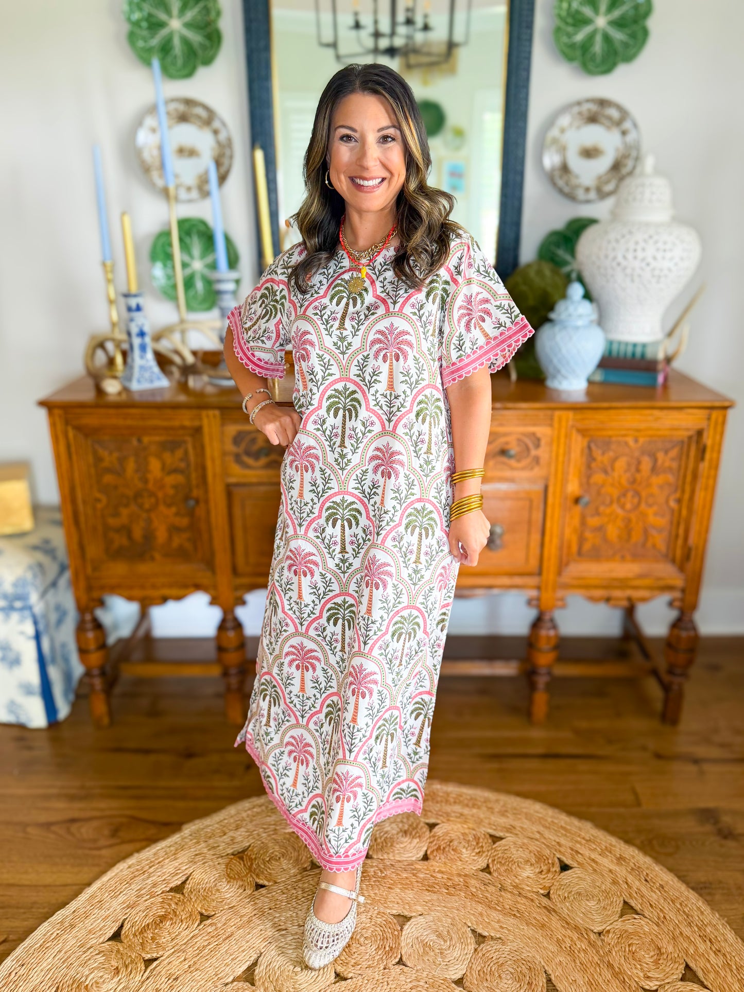 Heart of Grace | Marisol Caftan in Palma Rosa