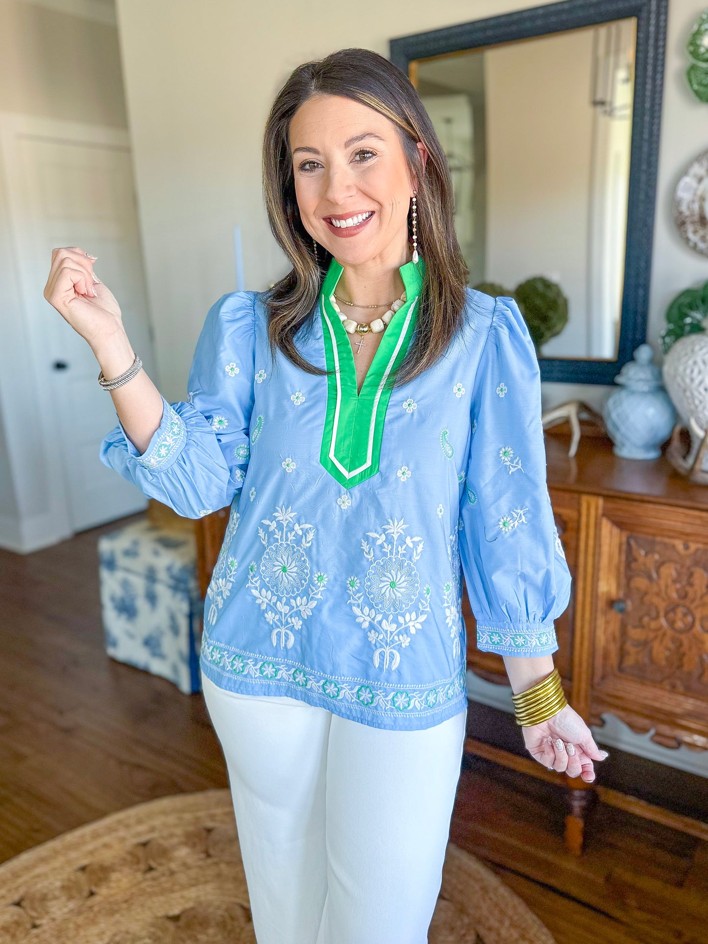 The Freshly Picked Embroidered Top
