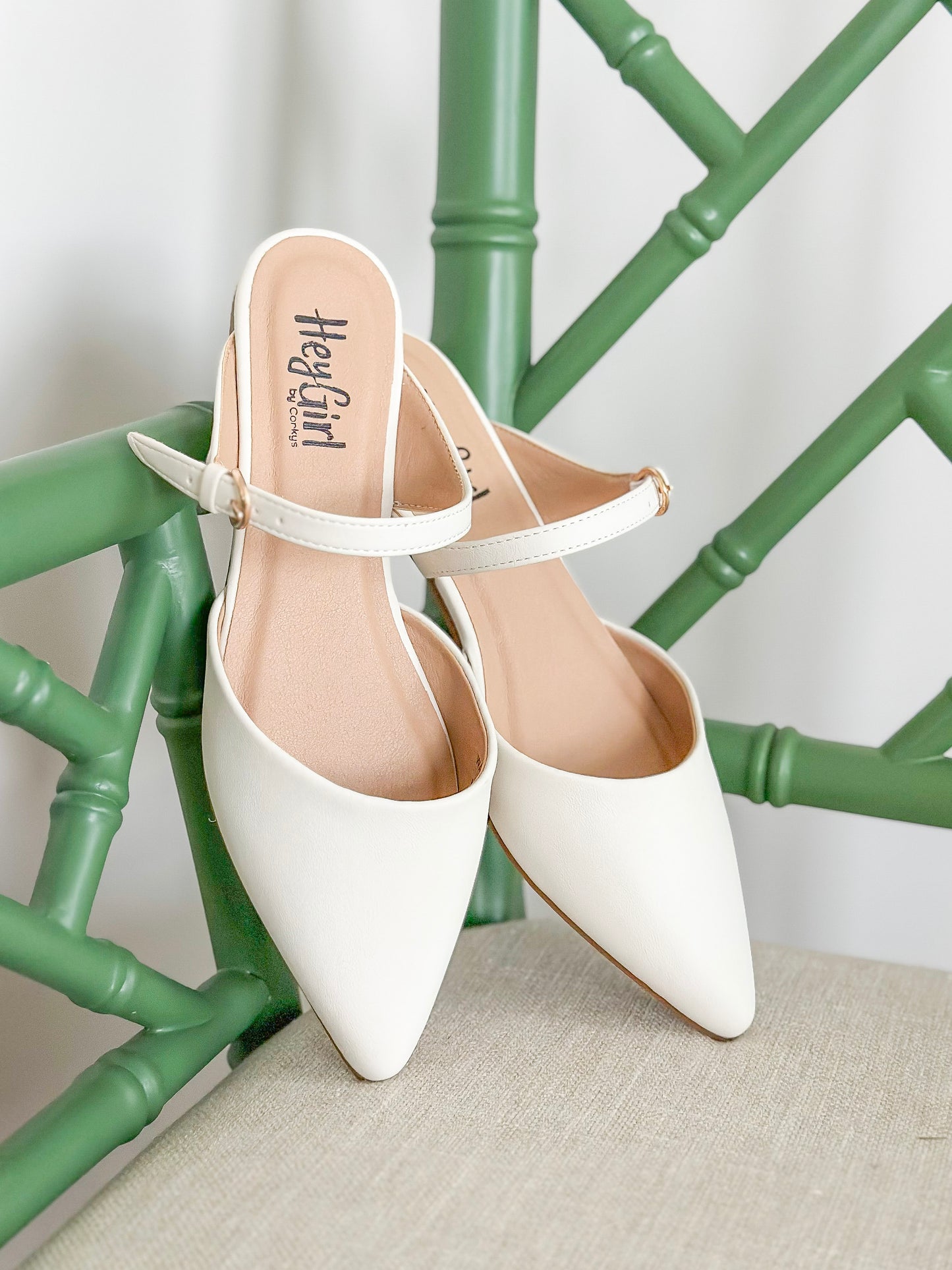 Corkys Wanna Grab Drinks Mule in White