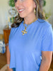 The Perfect Basic Tee in Cornflower Blue