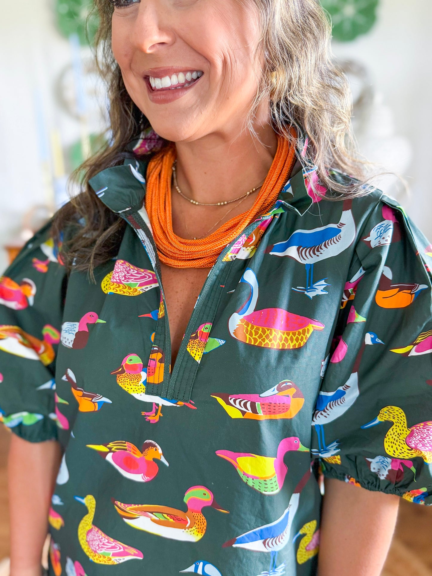 Caryn Lawn | Anna Duck Top in Olive