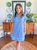 Blue Tide Shift Dress