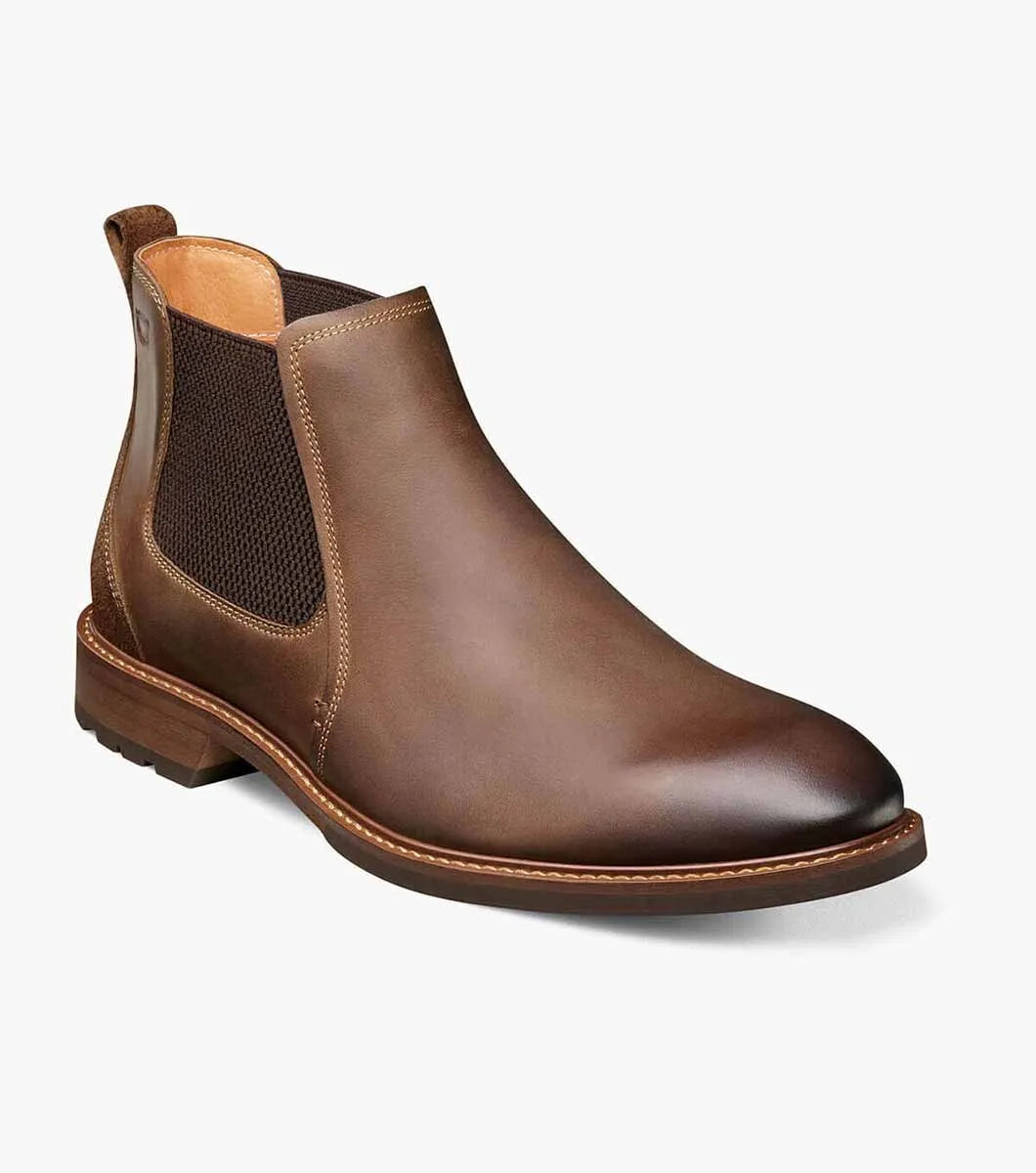 Florsheim | Lodge Plain Toe Gore Boot in Brown