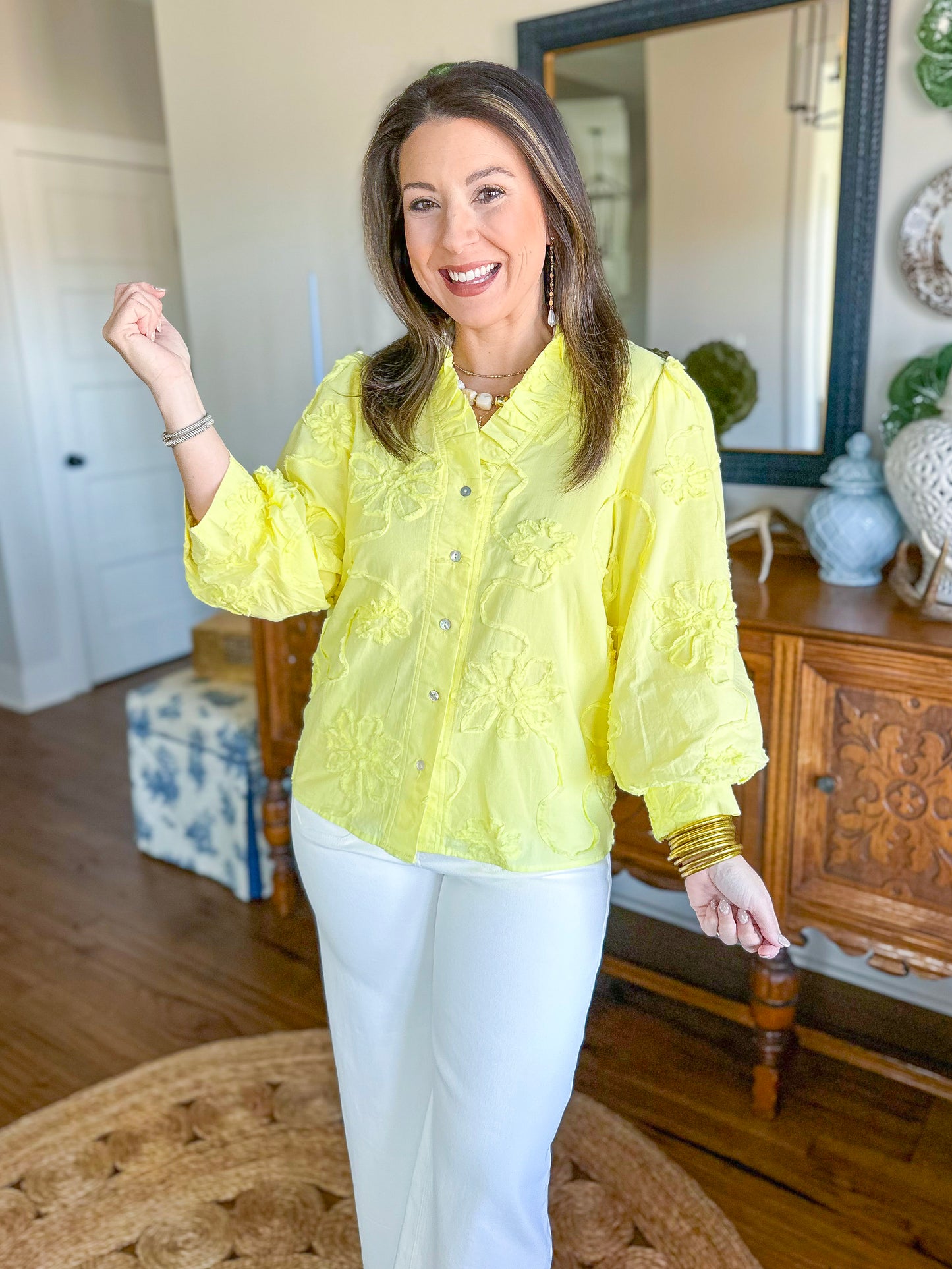 The Sunshine Petal Top