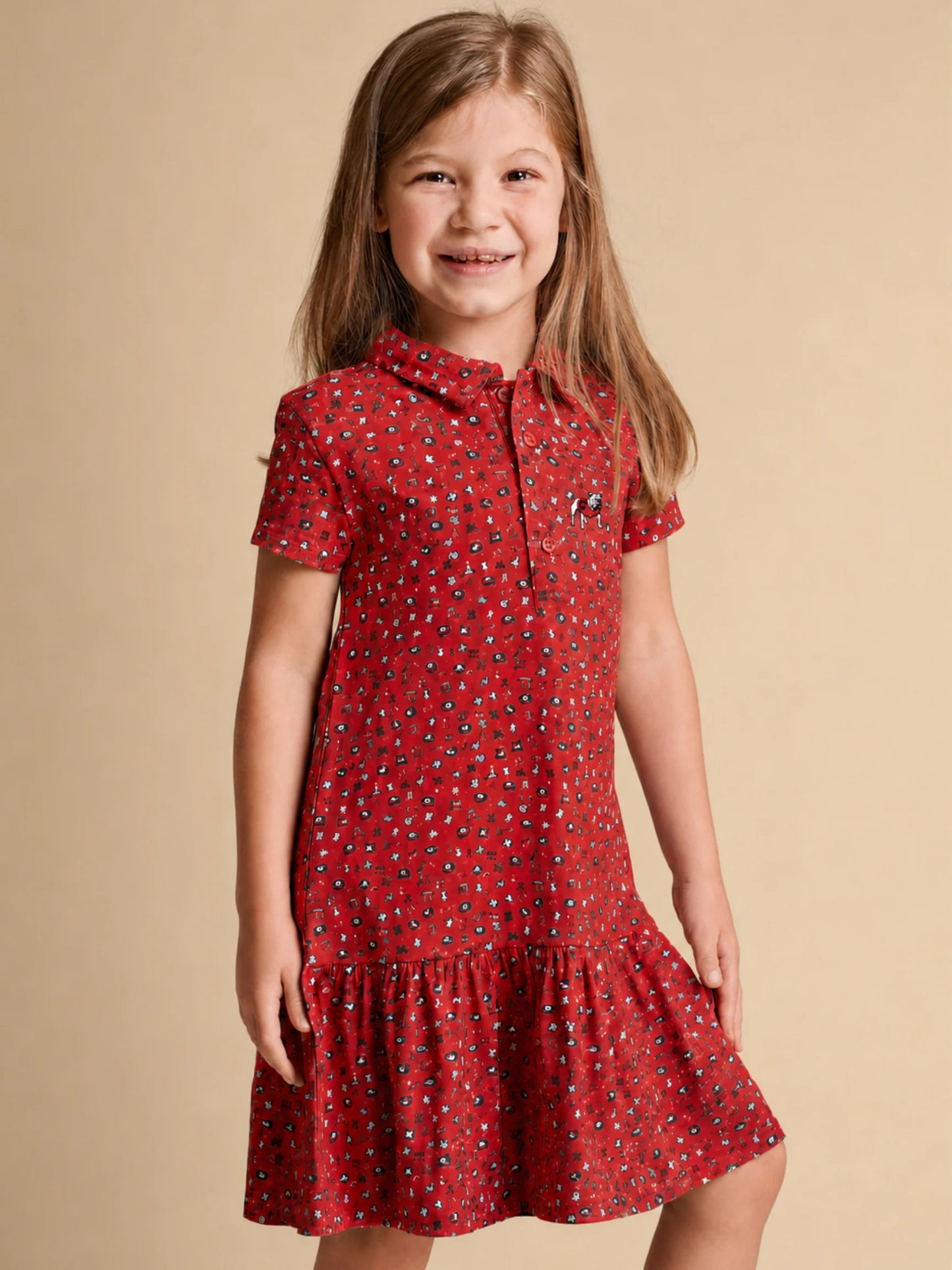 Stewart Simmons | Girls GA League Pleated Polo Dress