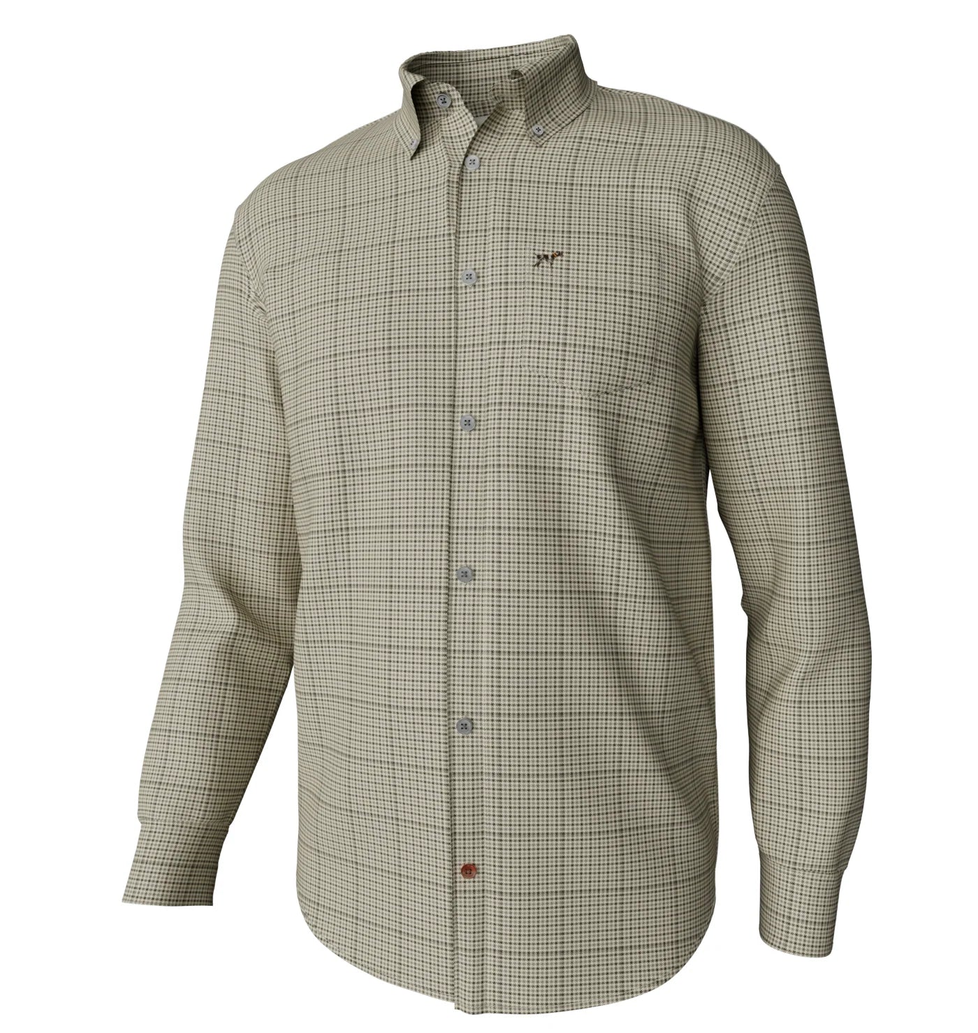 Southern Point | Youth Hadley Vintage Long Sleeve Button Down in Harper Houndstooth