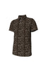 Southern Point Pointer Pattern Performance Polo in Gunstock
