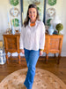 Hollis Stripe Button Down Top