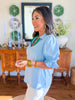 Mary Square | Jessica Top in Light Blue