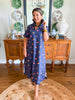 Caryn Lawn | Georgia Bird Dress in Navy