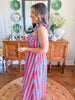 Liberty Stripe Midi Dress