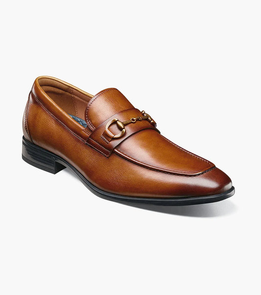 Florsheim | Zaffiro Moc Toe Bit Loafer II in Saddle Tan