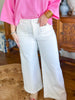 Polly High-Rise Wide Leg Jeans in White