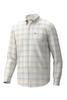 Southern Point Hadley Luxe Lite Long Sleeve Button Down in Garrison Plaid