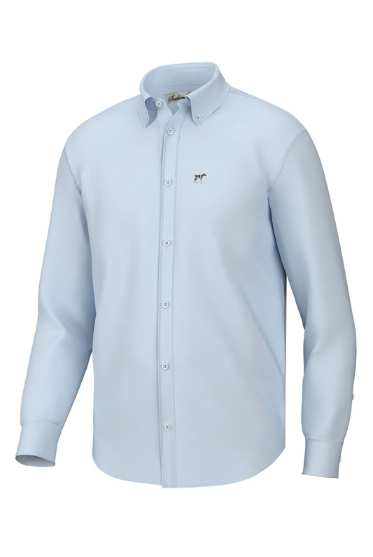 Southern Point Hadley Classic Long Sleeve Button Down in Sky Blue