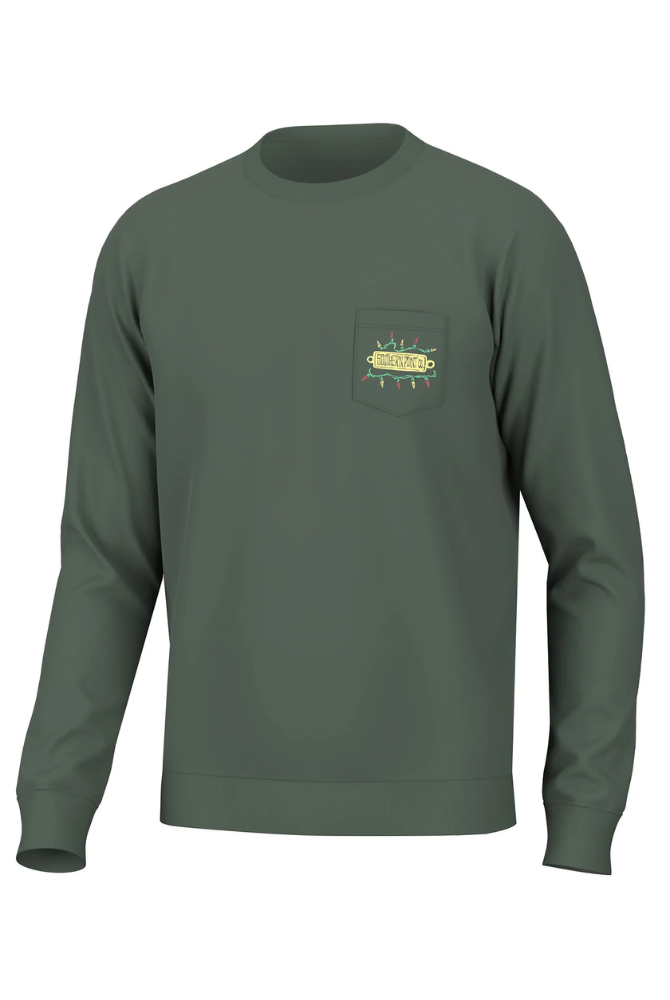 Southern Point SNOW GLOBE GREYTON LONG SLEEVE TEE in Sycamore