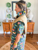 Caryn Lawn | Caryn Shaw in Khaki/Lime