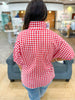 Adrienne Sloan Top in Red Gingham