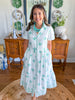 Mary Square | Jema Dress in Bell Blooms Blue