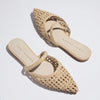 Justine Flats in Bone