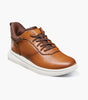 Florsheim | Fleet Jr. Boys Perf Toe Elastic Lace Sneaker in Cognac