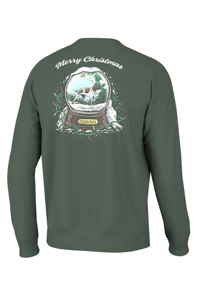 Southern Point SNOW GLOBE GREYTON LONG SLEEVE TEE in Sycamore