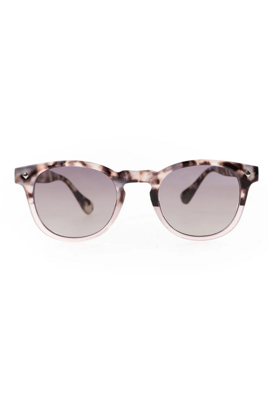 Mary Square Camryn Sunglasses | Blush Tortoise
