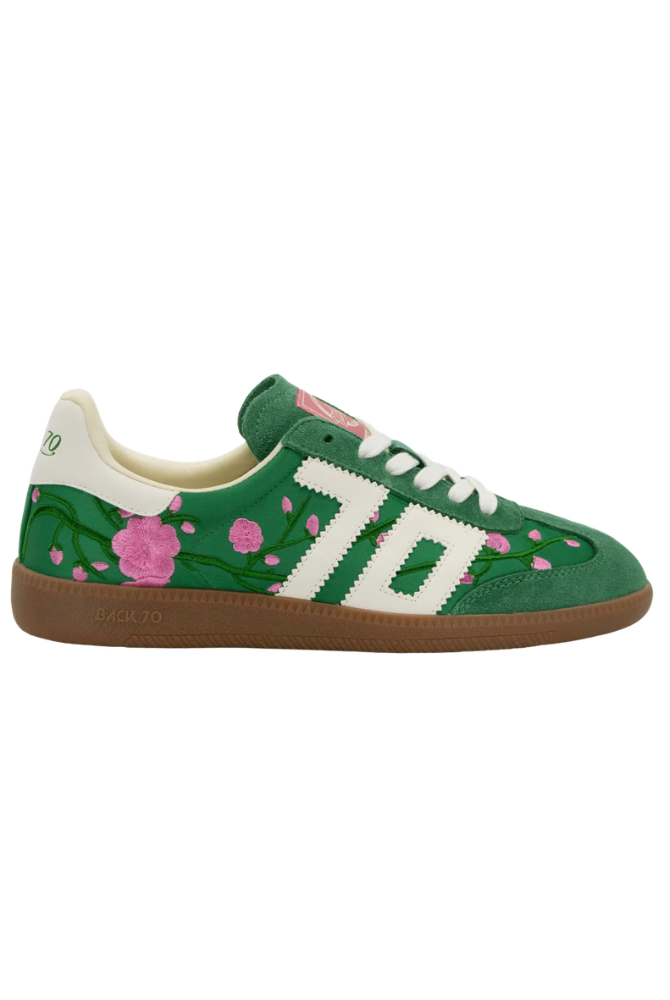 Back 70 | Ghost Sneakers in Green Floral