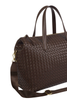 Katie Loxton | Milan Hand Woven Cabin Bag in Chocolate