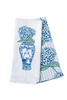 Hydrangea Initial Kitchen Towel Sets