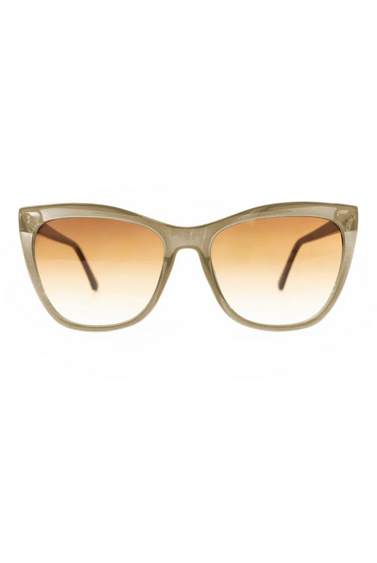 Mary Square Kelly Sunglasses | Beige