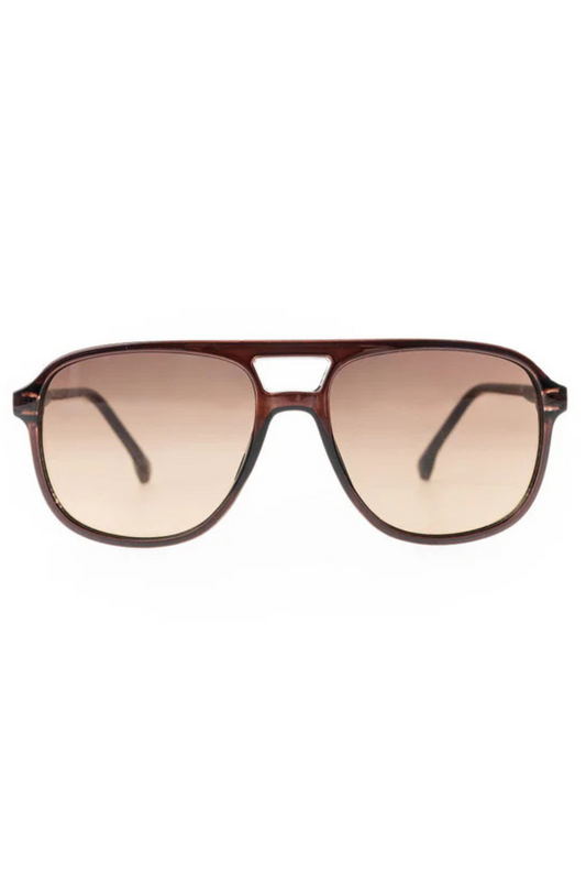 Mary Square Morgan Sunglasses | Brown Tortoise