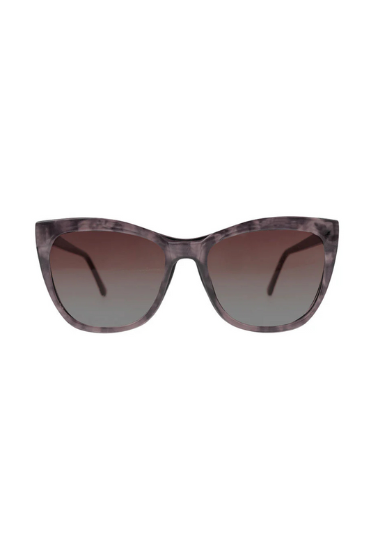 Mary Square Kelly Sunglasses | Brown Tortoise