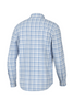 Southern Point Hadley Luxe Lite Long Sleeve Button Down in Bermuda Plaid Sky Blue