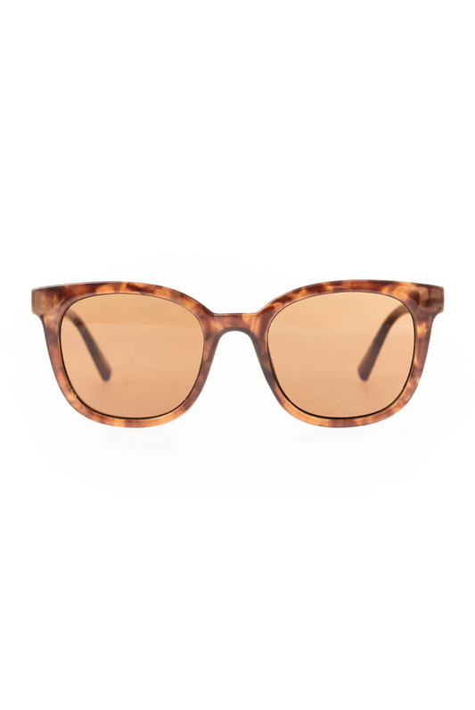 Mary Square Samantha Sunglasses | Brown Tortoise