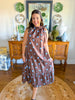Brown Sugar Halter Dot Dress