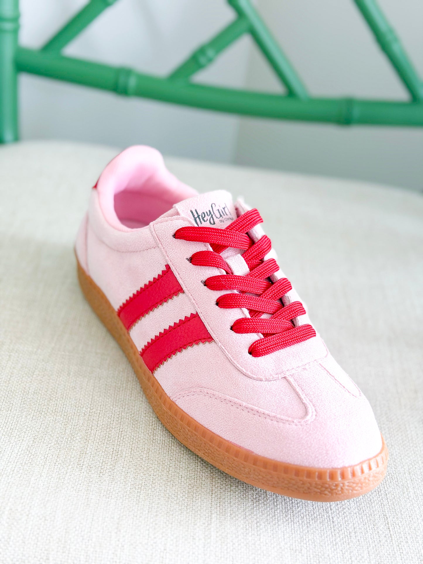 Corkys | Heads Up Sneakers in Red/Pink