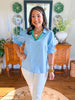 Mary Square | Jessica Top in Light Blue