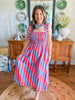 Liberty Stripe Midi Dress