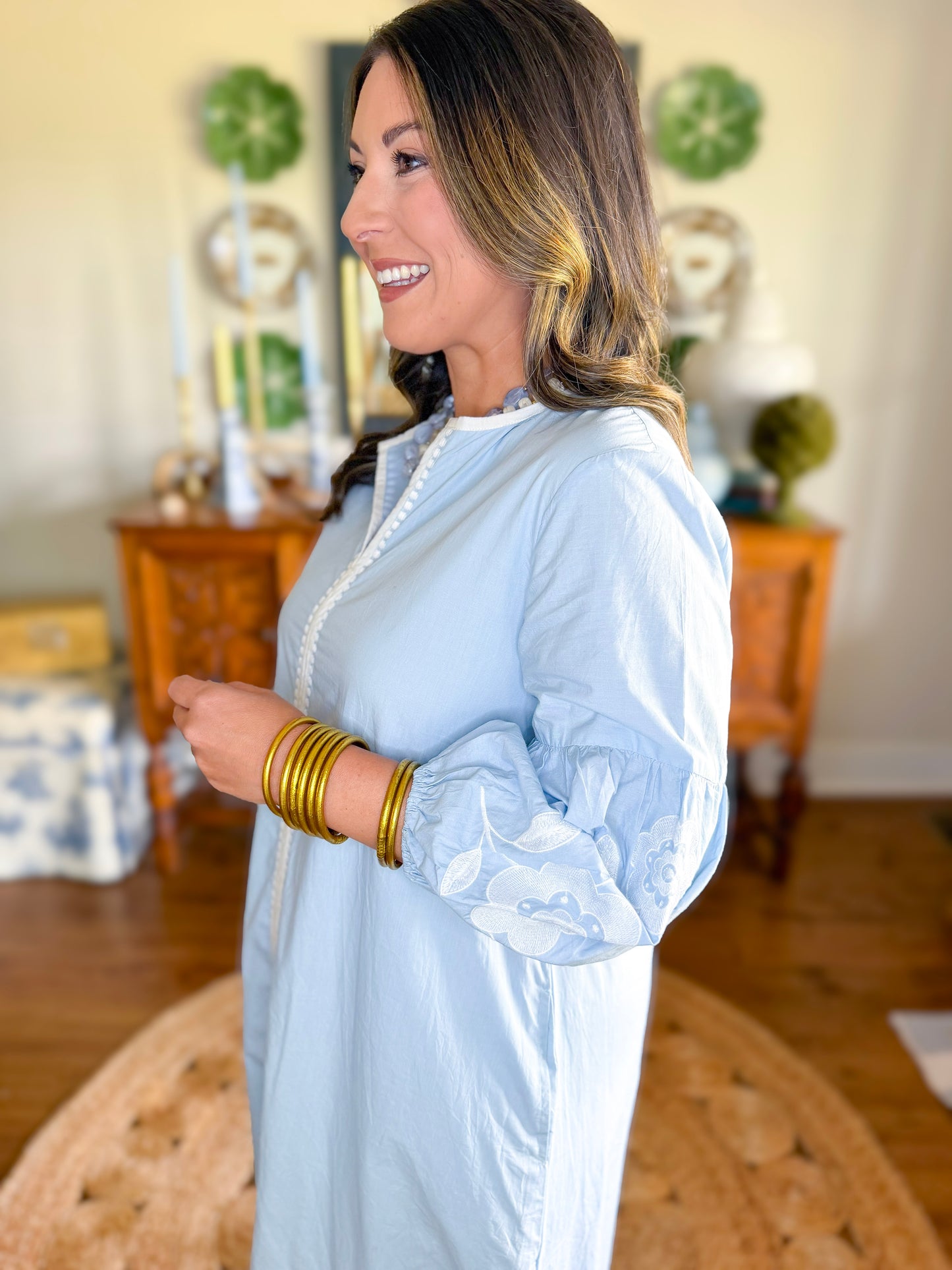 Victoria Dunn | Sienna Maxi in Morning Petal