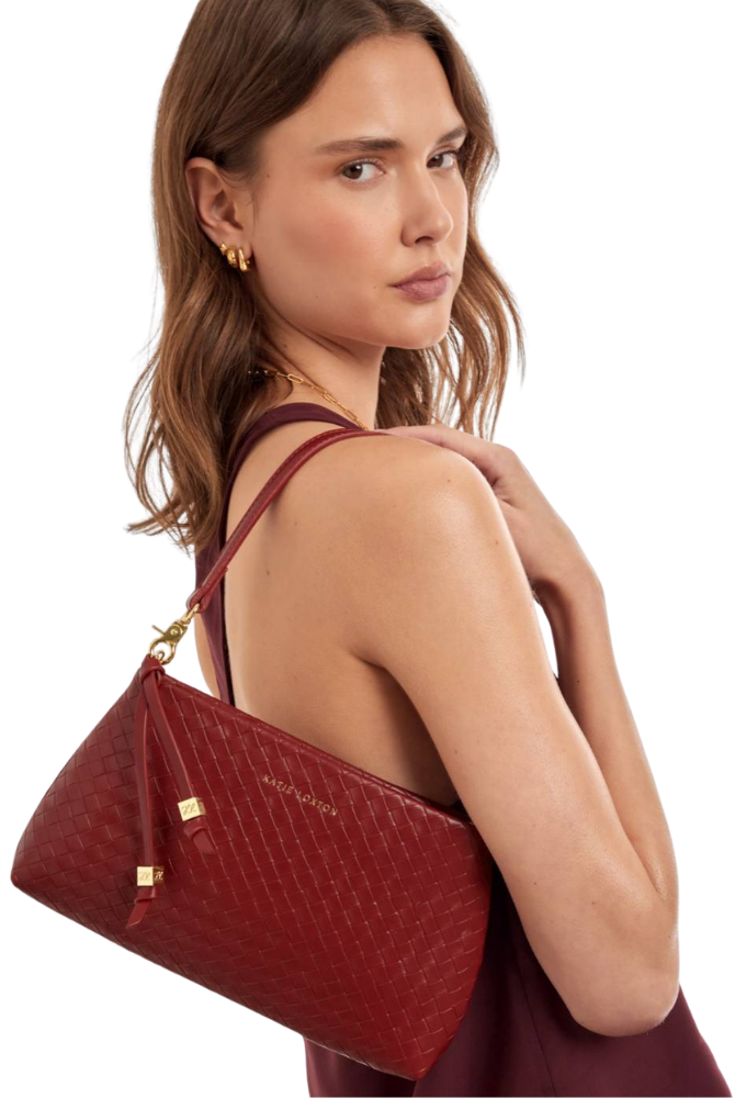 Katie Loxton | Nova Small Shoulder Bag in Crimson