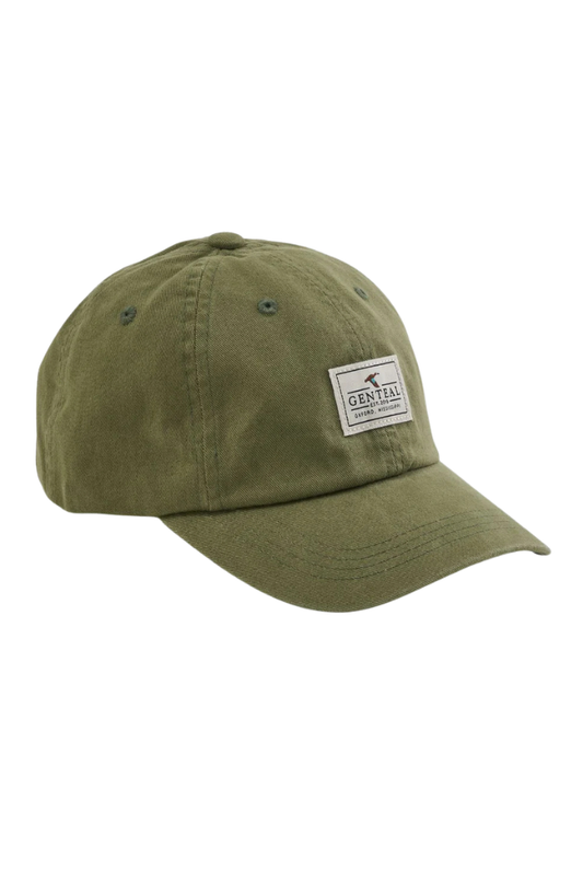Gen Teal | Olive Cotton Twill Patch Hat