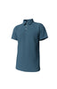 Southern Point Hinton Stripe Performance Polo in Mallard Blue/Mountain Spring