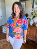 Raya Top in Capri Blossoms