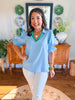 Mary Square | Jessica Top in Light Blue